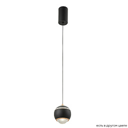 CARO SP LED BLACK Crystal Lux CARO подвесной светильник с круглым плафоном чёрного цвета