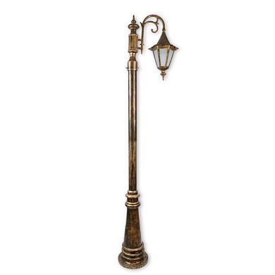 Vintage Antique Golden 1 Light Pole Light уличный светильник FOS Lighting 032-Antique-PO1