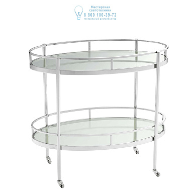 111240 Trolley Arezzo polished stainless steel Eichholtz