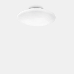 009223 Ideal lux Smarties потолочный светильник с дисковым плафоном и плавными очертаниями