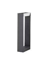 Dark Gray Aluminium Acrylic Diffuser LED 2x5 Watt 476Lm 3000K 220-240 Volt Rotation 0-90° IP54 L: 20 W: 10 H: 60 cm