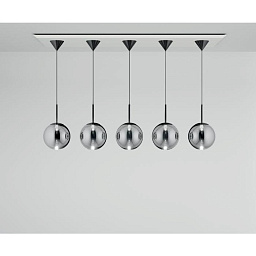 GLPS04CH-PEUM4 Tom Dixon Globe подвесной светильник с линейной композицией зеркальных шаров