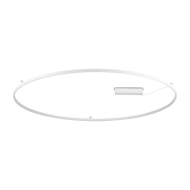 Потолочный светильник Oracle Slim PL D150 ROUND 3000K ON-OFF Ideal Lux 370361, белый