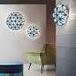 Slamp La Vie Mini AP PL небольшой круглый дизайнерский настенный и потолочный светильник белый LAVCS00WHT00000000EU — фото 4