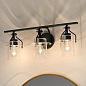 Everett 34" 3 Light Vanity Light in Black настенный светильник 55079BK Kichler — фото 5