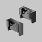 TRA130BECDuo-B Maytoni Accessories for system Parity Комплектующие для текстильной подвесной системы Черный — фото 1