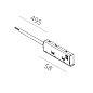 Токоподвод для шинопровода M7 CONNECTOR 48 B Led Technology — фото 1