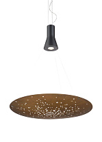 подвесной светильник с металлическим корпусом цвета ржавой меди