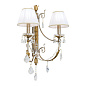 WA 2-1301/2 silber-gold/2406 Orga weiß Miramare Orion настенное бра — фото 3