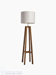 FL-TRIP-OAK-SRE-EU Heathfield Tripod торшер из дуба с тёмным абажуром