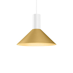 ODREY 1.6 Signal White + Gold Wever Ducre Odrey подвесной светильник куполообразный белый с золотом