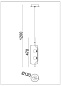 A2341SP-2BK Arte Lamp Geneva подвесной светильник LED 1х6W 300Lm 4000K — фото 3