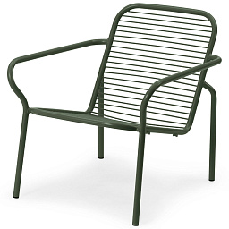 608036 Normann Copenhagen Vig кресло для отдыха с тканевой обивкой зеленого оттенка
