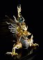 Фарфоровая скульптура дракона Great Dragon Lladro, золотой люстр 01001973 — фото 2