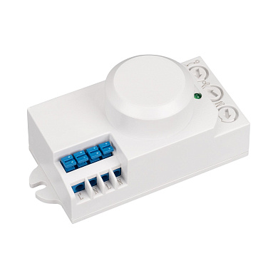 031846 Arlight Датчик движения PRIME-MW-SURFACE-S90x41-300W (230V, 2.6A, MULTI, IP20)