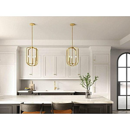 Ettore 14" 3 Light Pendant Classic Gold подвесной светильник 82364 Kichler