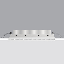 Laser Blade 10 - cell Recessed luminaire - LED - Warm white - Incorporated DALI dimmable power supply - Spot optic 23.2W 1722lm - 2700K - CRI 90 - DALI-2