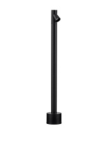 Sandy Black Aluminium LED 4Watt 220-240Volt 217Lm 3000K IP65 D:8 H:60 cm