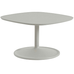 10770 Muuto Soft журнальный стол квадратный серый линолеум 70x70 см