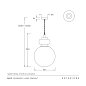 Подвесной светильник Arteriors Rosemont Large — фото 6