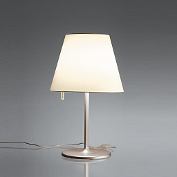 0315020A Artemide Melampo настольная лампа с конусным абажуром и цилиндрическим основанием