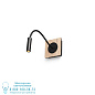 20060 MOOD Black and wood reader lamp настенный светильник Faro barcelona