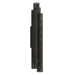 Уличный настенный светильник Arteriors Punch Oversized Outdoor, матовый чёрный