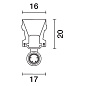 EB77 Underscore InOut iGuzzini Top-Bend 16mm version - Cool white Led - High output - 24Vdc - L=304mm — фото 1