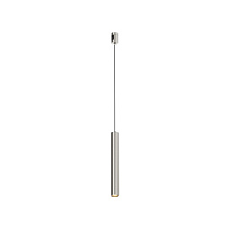 TR155-1-5W3K-PT Maytoni Focus трековый подвесной светильник с узким корпусом цвета платины
