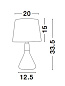 7605167 MONTES Novaluce светильник LED E14 1x5W IP20