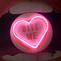 Hot Lips Bite Me Led Neon волоконно-оптическое освещение Sonder Living 1206488 — фото 1