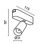 Focus LED Maytoni трековый светильник TR103-1-5W4K-M-B черный