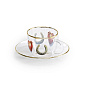 Seletti wears Toiletpaper Чашка для эспрессо из боросиликатного стекла с блюдцем Seletti PID429770