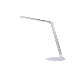 24656/10/31 Lucide VARIO LED настольная лампа белого цвета с плоским горизонтальным плафоном