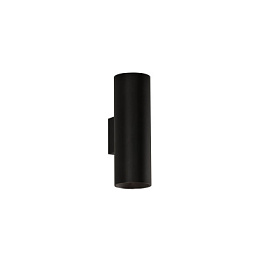 A3986100N ACB Iluminacion Pipe бра с двумя плафонами, свет направлен вверх и вниз, чёрный корпус