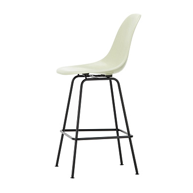 4055737331831 Eames Fiberglass Vitra Барный стул средний, пергамент/черный