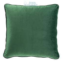 подушка из зелёного бархата 60×60 см