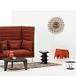 20125601 Sunflower Vitra Часы настенные большие круглые светлые с узором — фото 2