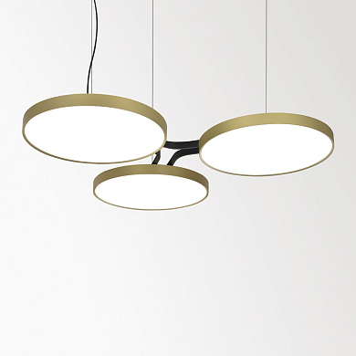 MULTINOVA 355 930 DIM4 GC золото цветное Delta Light подвесной светильник