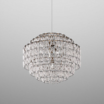 MINIGIOGALI ПОДВЕСКА 65 CRYSTAL SILVER МАТОВАЯ БРОНЗА 1 E27 CE