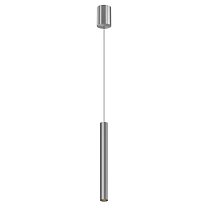 LOGIC Q300 8.30 WB + BASE N Led Technology подвесной светильник сатиновое серебро + чёрный