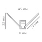 Угловой линейный светильник LINEAR 2727 UGL Led Technology — фото 1