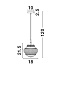 838182 NORD Novaluce светильник LED E14 1x5Вт 230В IP20