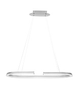 Triac Dimmable Chrome Stainless Steel, Aluminium &Acrylic LED 48Watt 220-240Volt 2986 Lm IP20 3500K L: 90 W: 35 H: 120 cm