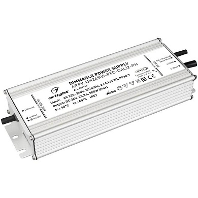 039955 Arlight Блок питания ARPV-UH24500-PFC-DALI2-PH (24V, 20.8A, 500W)