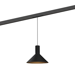 ODREY on track 1.6 LED Jet Black Wever Ducre Odrey On Track трековый подвесной светильник конической формы черный для магнитного трека 48V