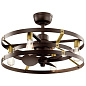 25" Cavelli Fan Satin Natural Bronze люстра-вентилятор 300040SNB Kichler — фото 3