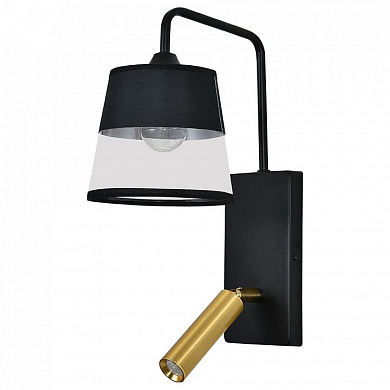 598/1A Black/Brass Escada 598 бра с подсветкой 40W
