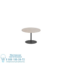 СТОЛИК BUTLER Ø40CM H28CM АНТРАЦИТОВЫЙ ЛАВАСТОН ЖЕМЧУГ Royal Botania