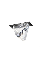 встраиваемый точечный светильник антрацитового цвета